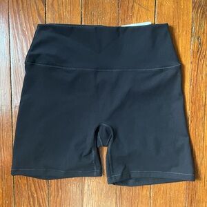 H&M Black High-Waist Bike Shorts